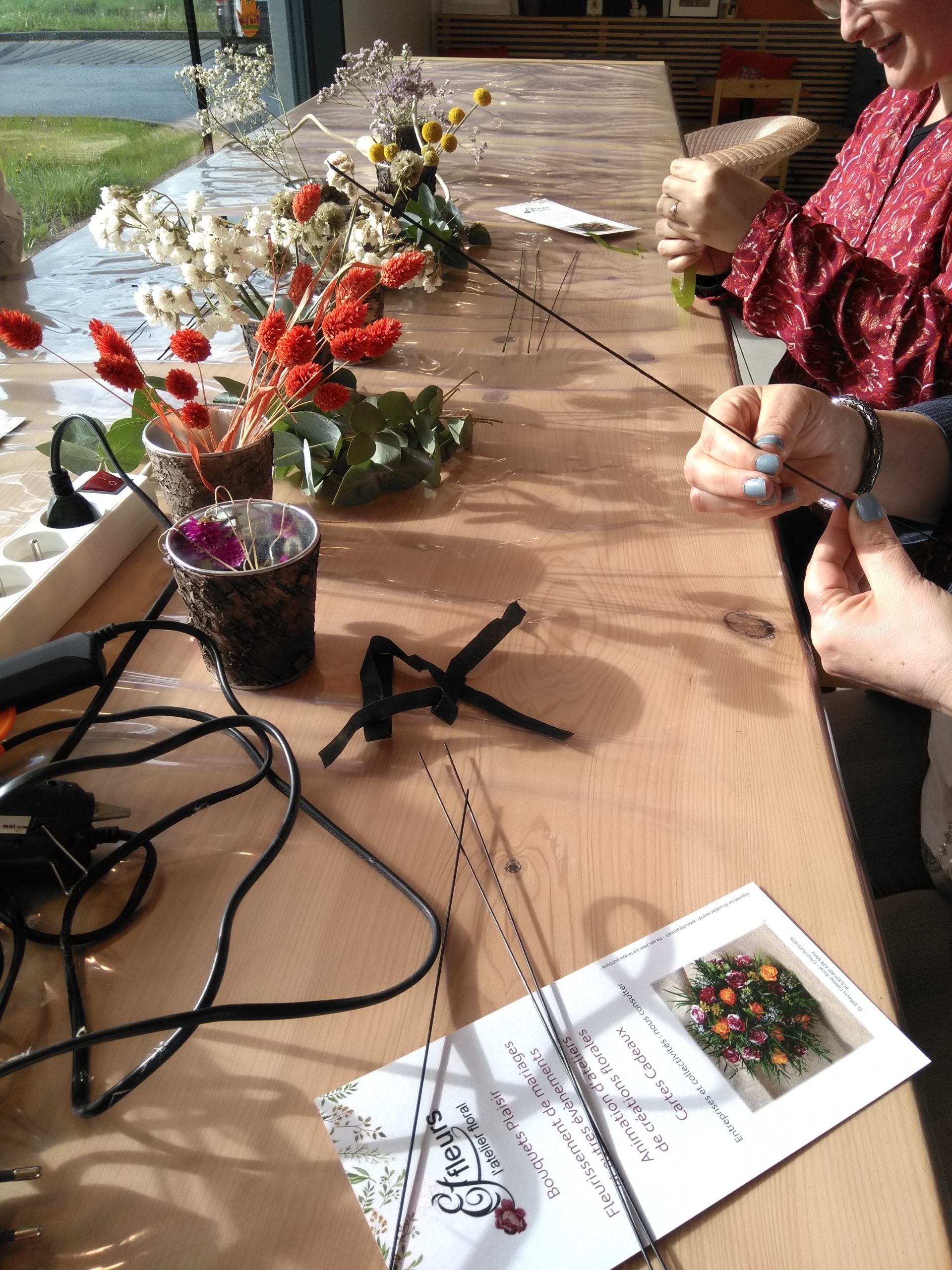 Ateliers de créations florales par Effleurs