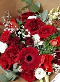 bouquet de fleurs rouge fleuriste metz